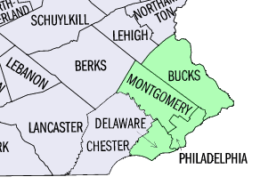 Counties in Pennsylvania our roofers serve